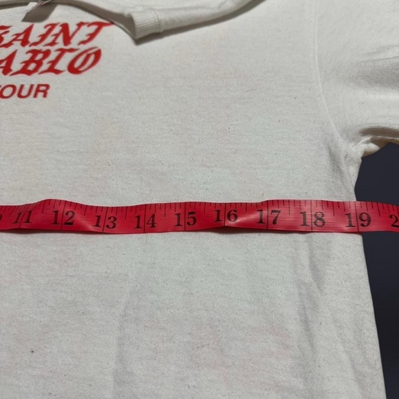 Kanye West Kanye West Saint Pablo OG White + Red Tour Long Sleeve M - Picture 3 of 7